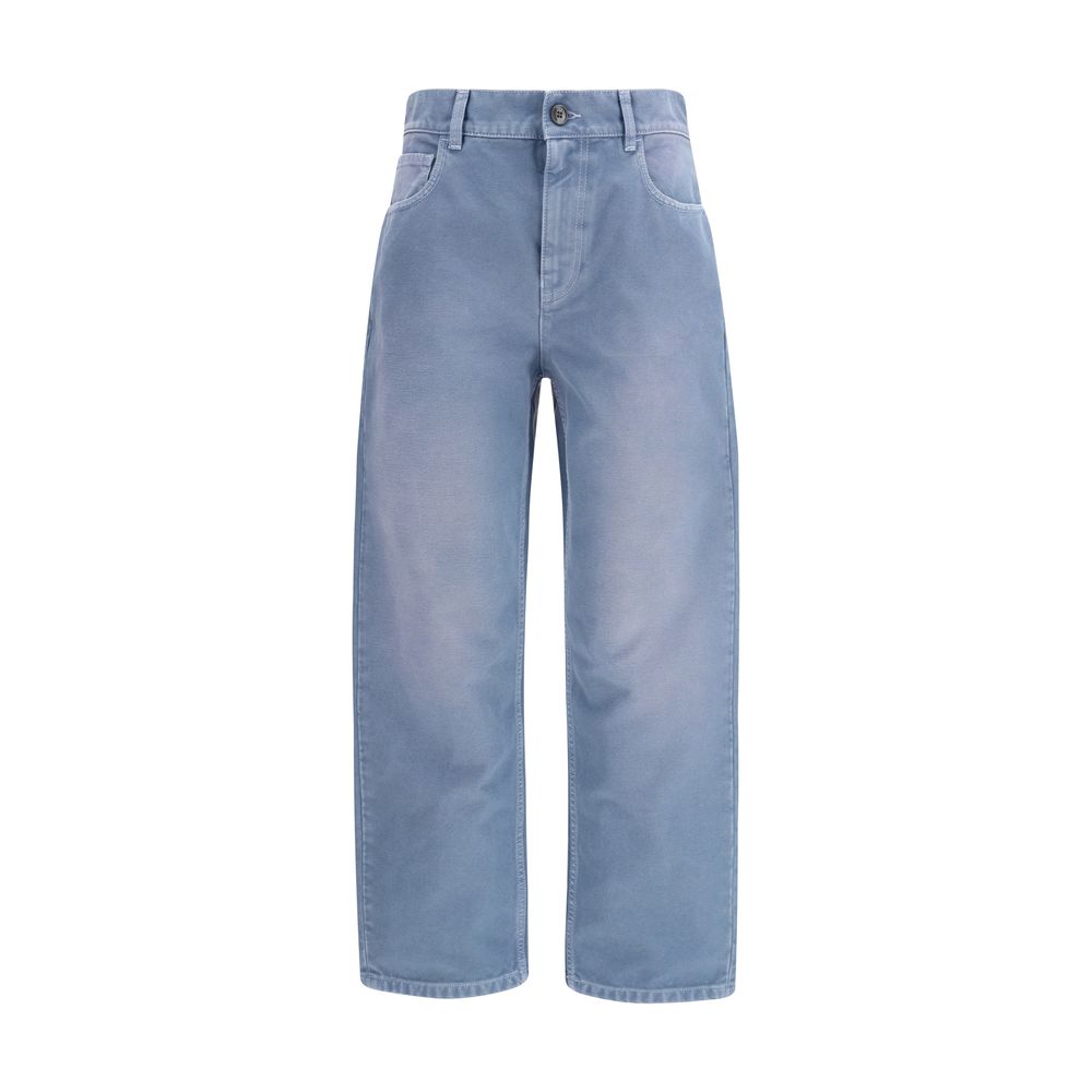 Blue Cotton Jeans Denim