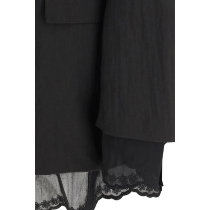 Black Linen Blazer