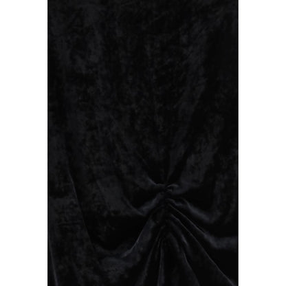 Black Viscose Long Skirt