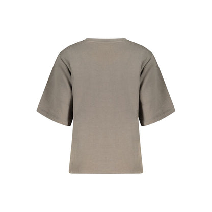 Grigio Cotton Women Sweatshirt
