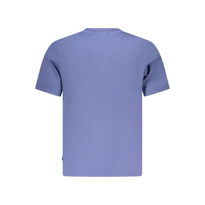 Blue Cotton Men's T-Shirt