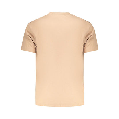Marrone Cotton Men T-Shirt