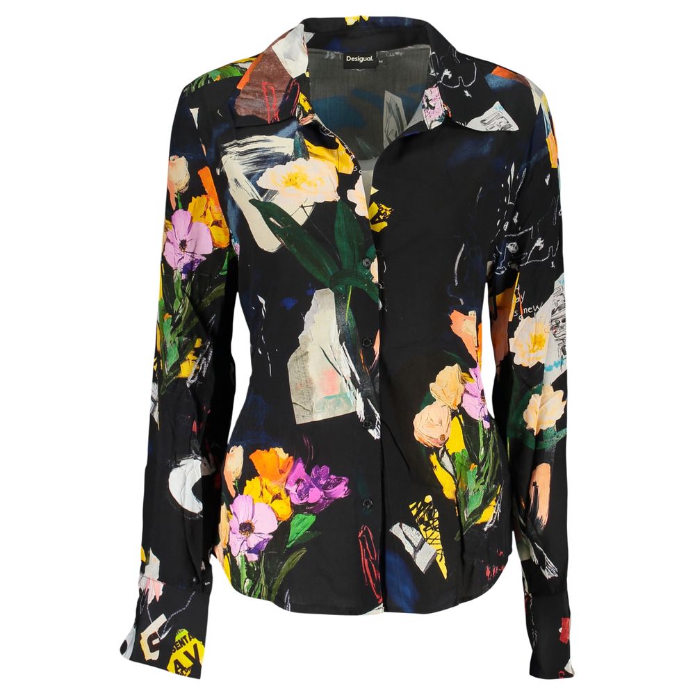 Nero Viscose Women Shirt