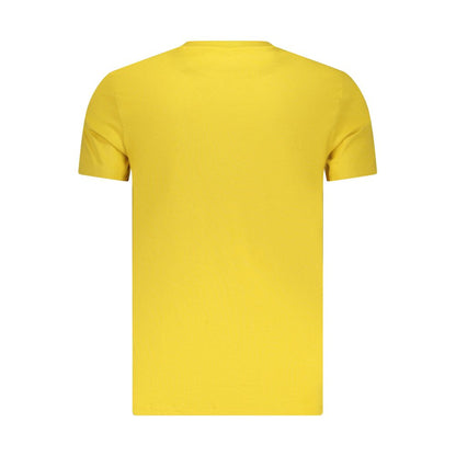 Yellow Cotton Mens T-Shirt