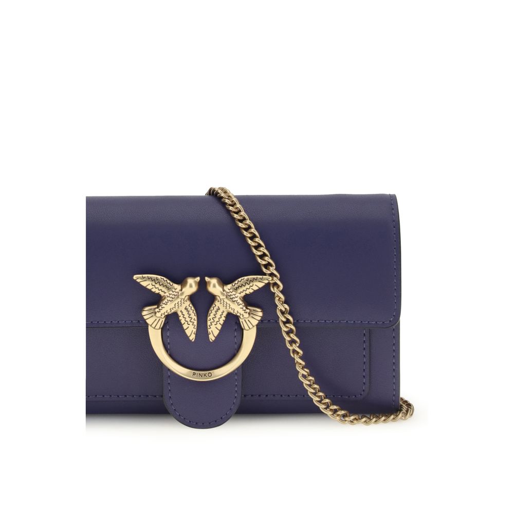 Blue Calf Leather Bos Taurus Wallet