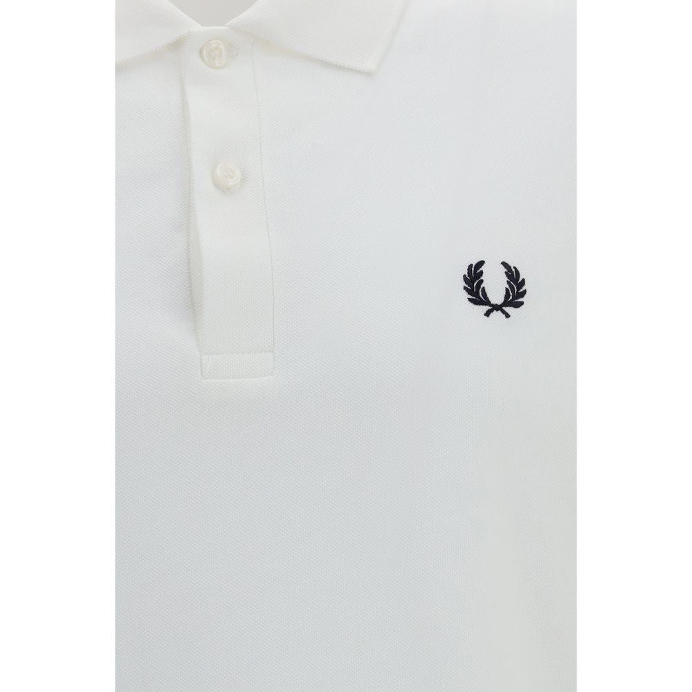 White Cotton Polo Shirt