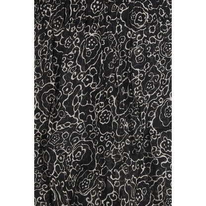 Black Viscose Bermuda Shorts