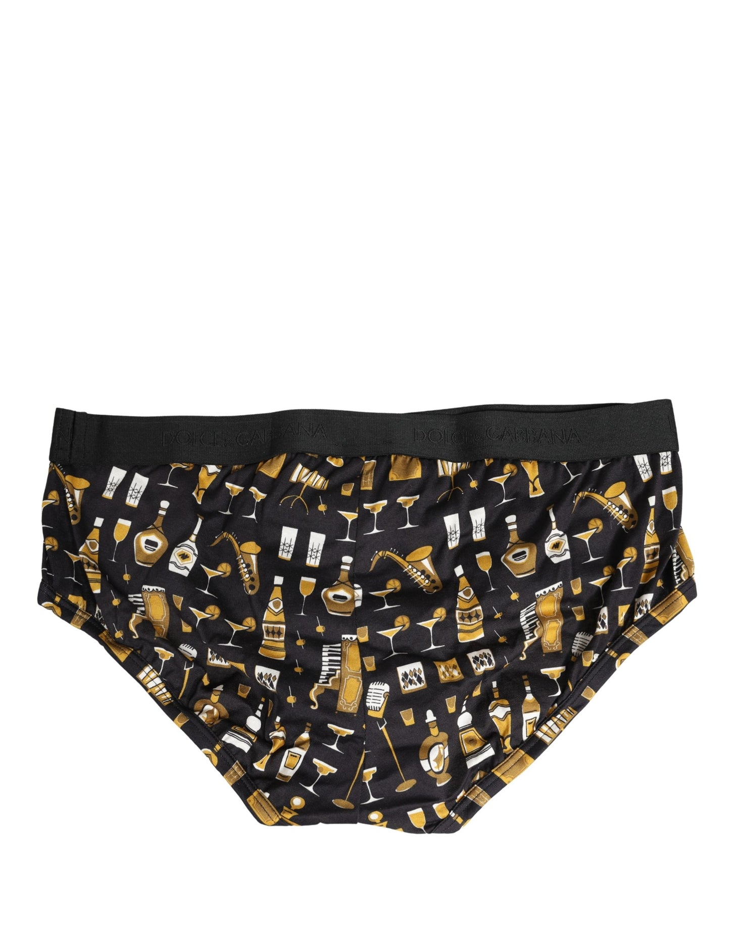 Black Jazz Cocktail Men Brando Brief Underwear