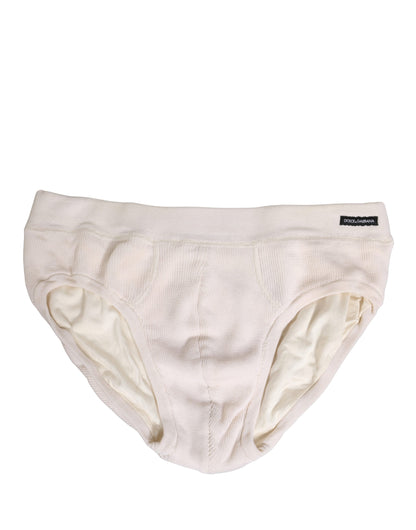 Off White Logo Silk Men Briefs Underwear