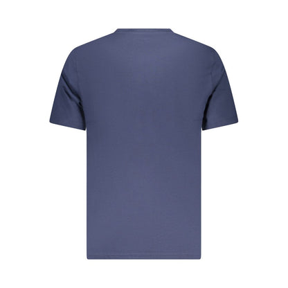 Blue Cotton Men's T-Shirt