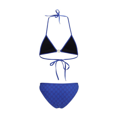 Blue Polyamide Bikini