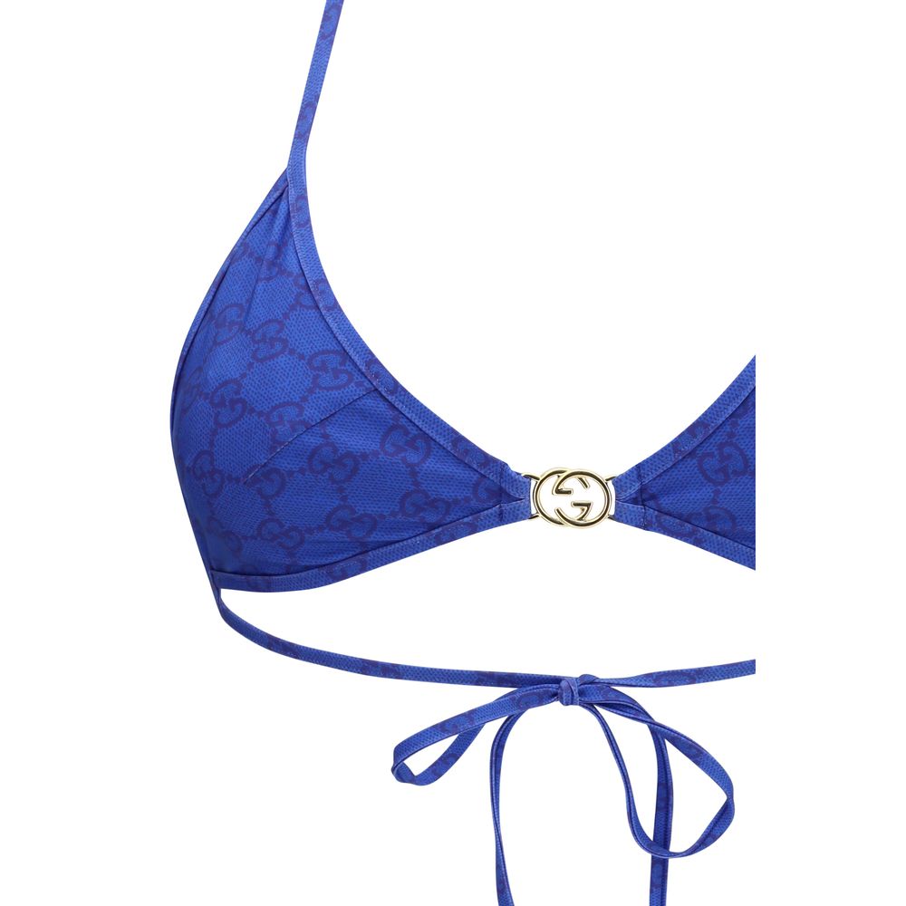 Blue Polyamide Bikini