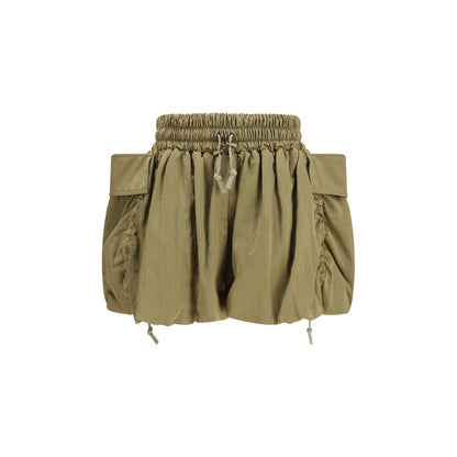 Bicolor Viscose Bermuda Shorts