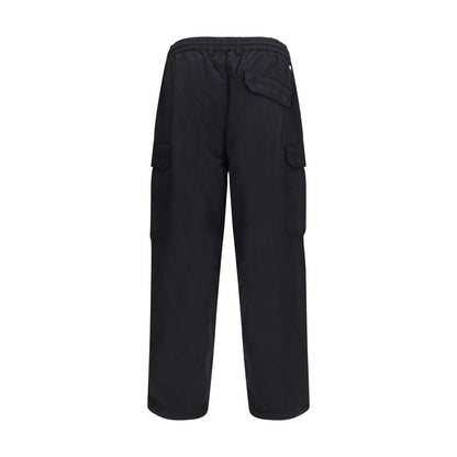 Black Polyamide Cargo Pants
