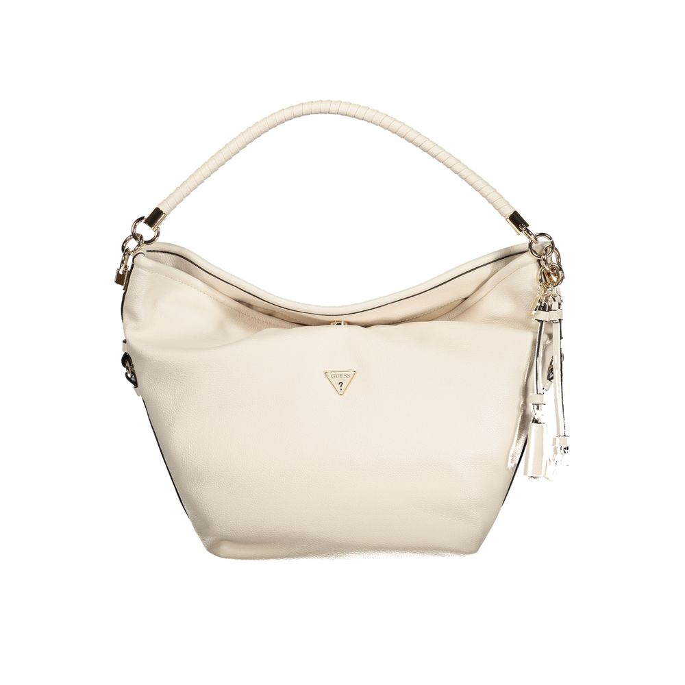 Black Polyurethane Women Handbag