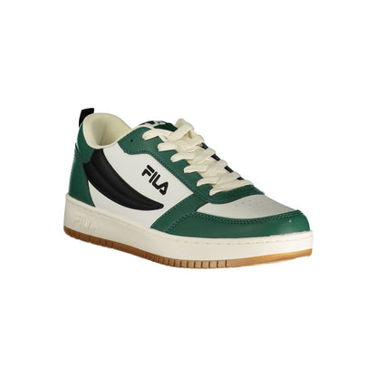 White Polyurethane Men Sneaker