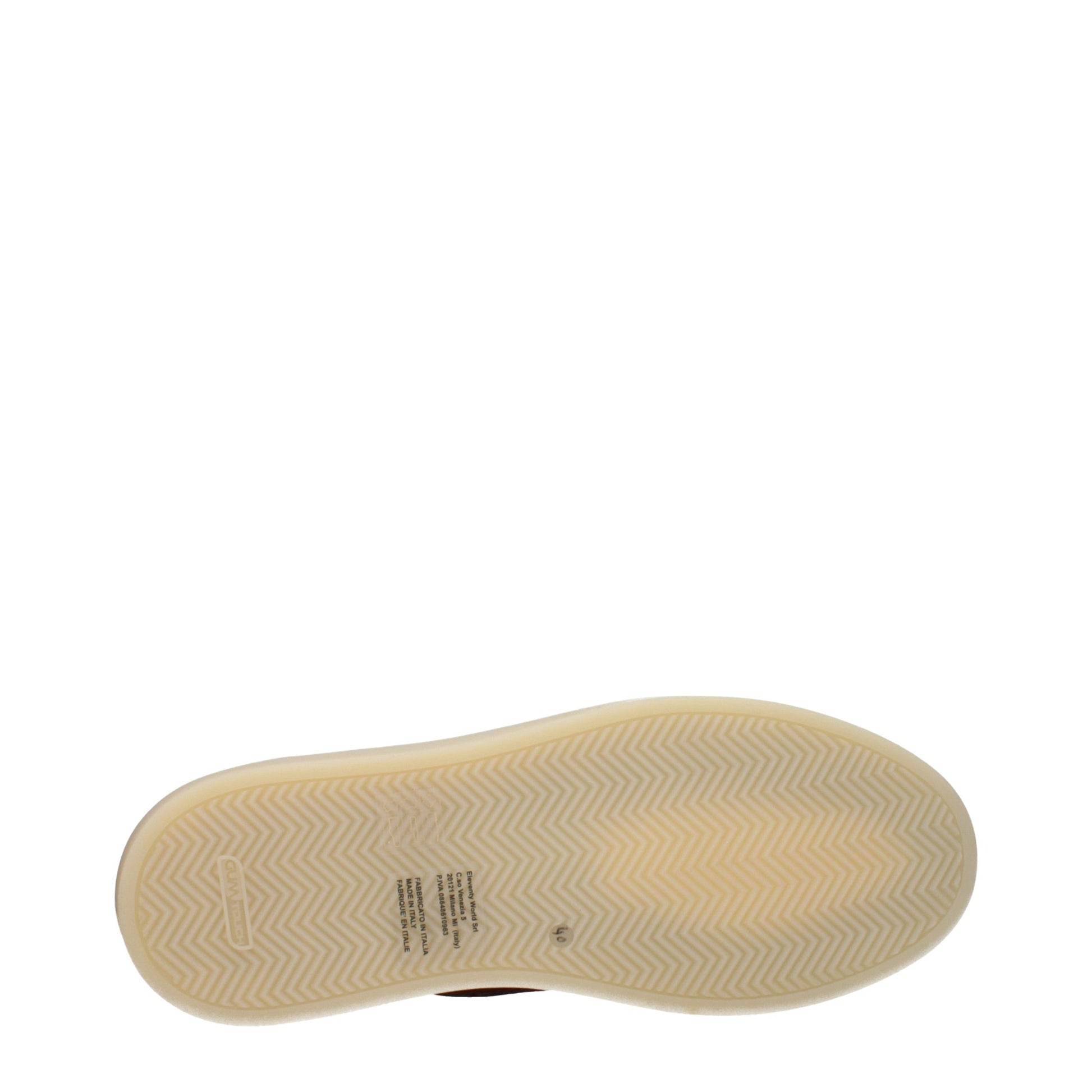 Brown Leather Low Top Sneakers