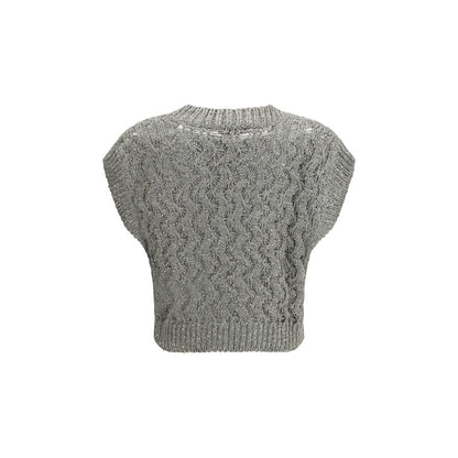 Bicolor Silk Sweatshirt