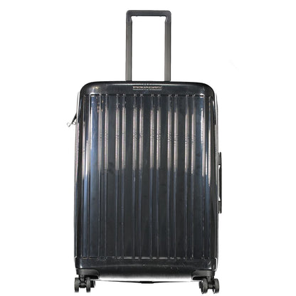 Black Polycarbonate Men's Travel Bag