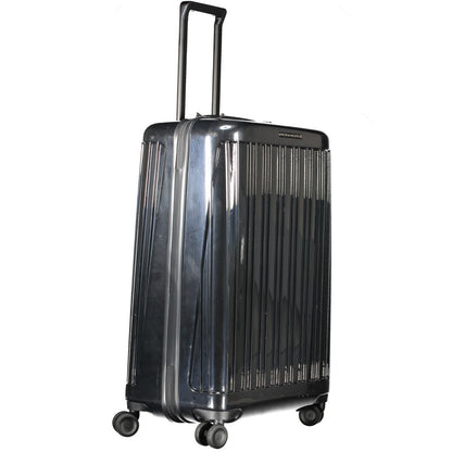 Black Polycarbonate Men's Travel Bag