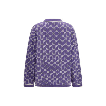 Purple Cotton Cardigan