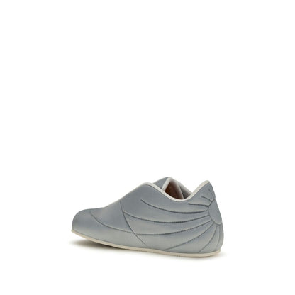 Gray Polyester Sneakers