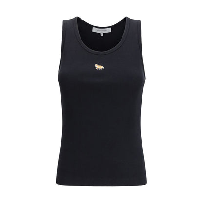Black Cotton Tank Tops