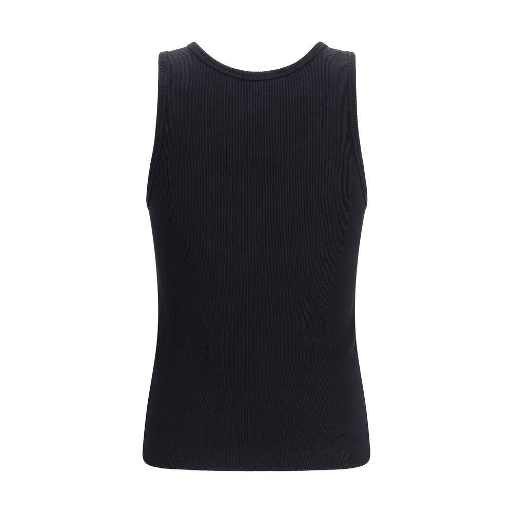Black Cotton Tank Tops