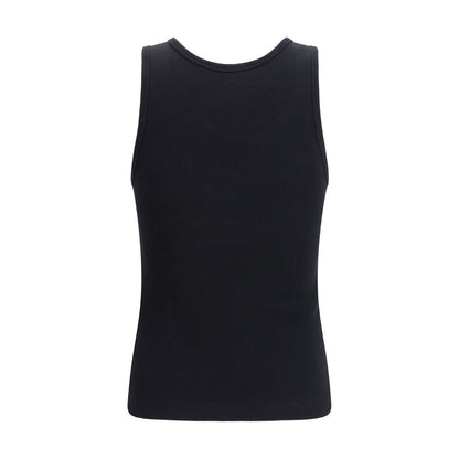 Black Cotton Tank Tops