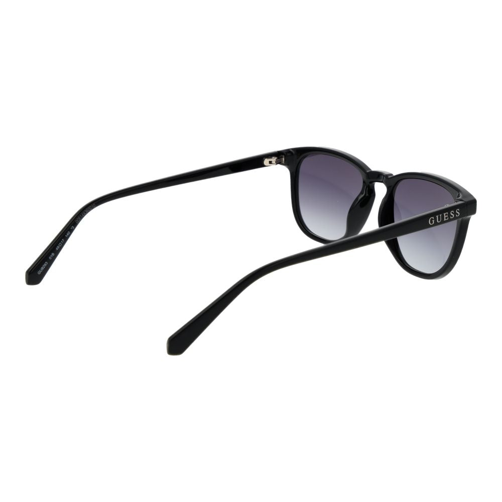 Black Stainless Steel Sunglasses
