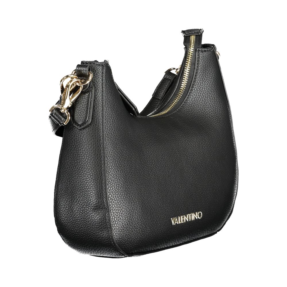Black Polyurethane Women Bag