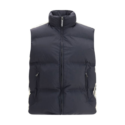 Black Polyamide Sleveless Jacket