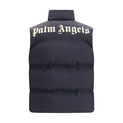 Black Polyamide Sleveless Jacket