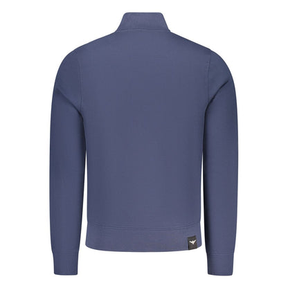 Blue Cotton Men's Sweatshirt