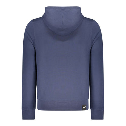 Black Cotton Men Sweatshirt