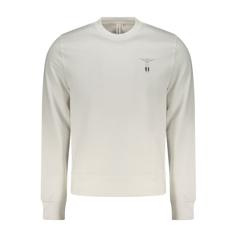 Bianco Cotton Men Sweatshirt