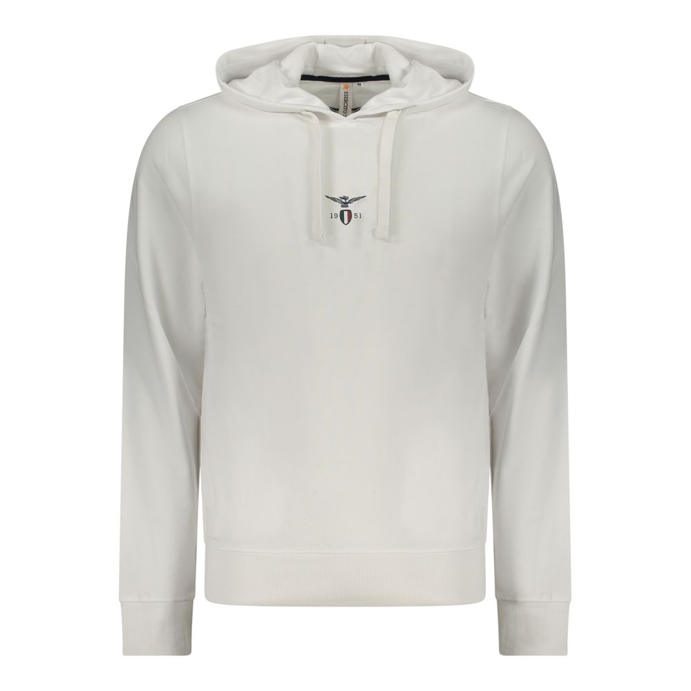 White Cotton Men's Sweatshirt
