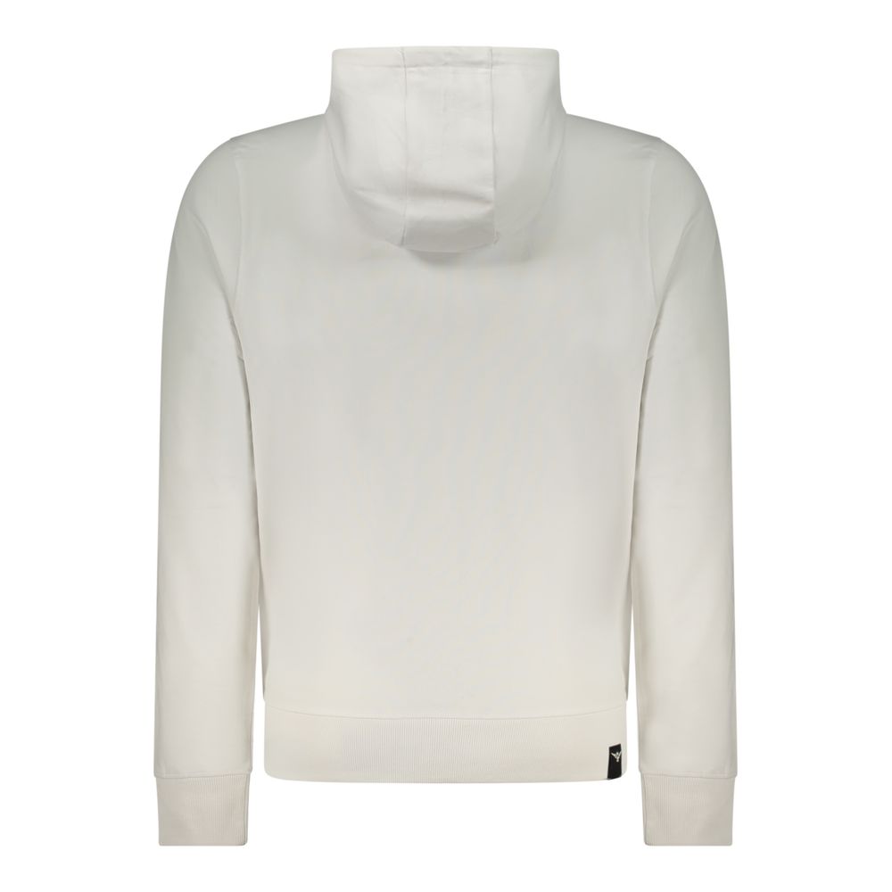 White Cotton Men's Sweatshirt