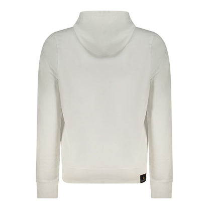 White Cotton Men's Hoodie