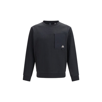 Black Cotton Sweatshirt