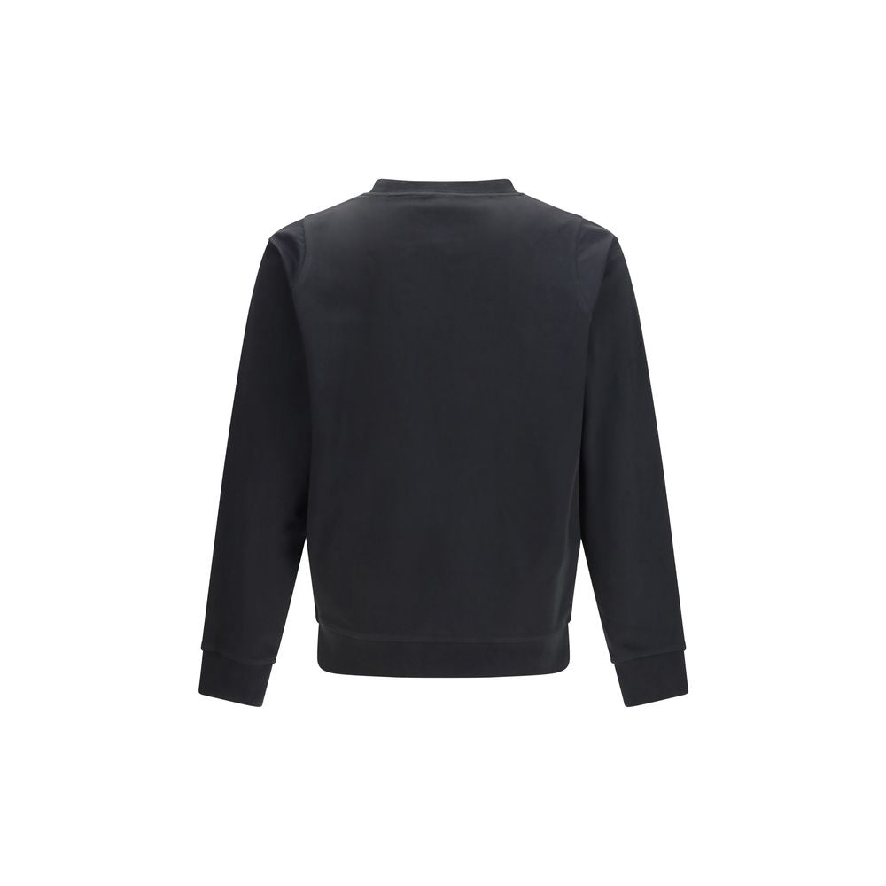 Black Cotton Sweatshirt