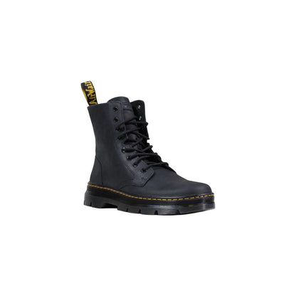 Black Leather Athletic Sneakers