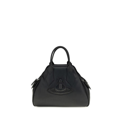 Black Polyurethane Handbag