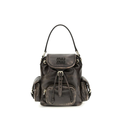 Brown Calf Leather Bos Taurus Backpack