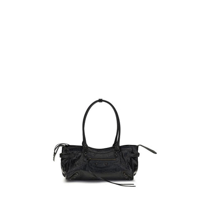 Black Calf Leather Bos Taurus Shoulder Bag