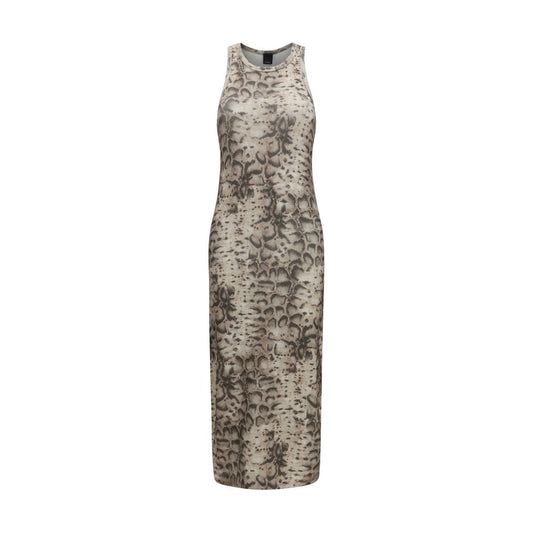 Beige Cotton Casual Dress