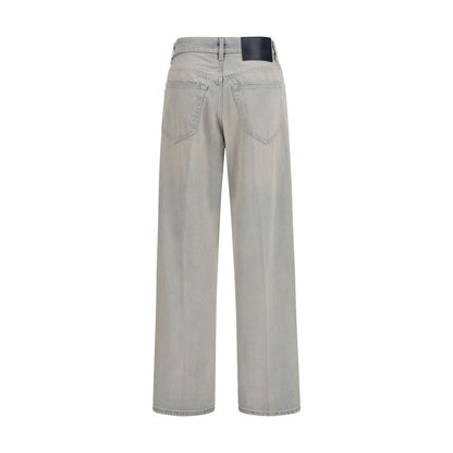 Blue Cotton Relaxed Fit Jeans
