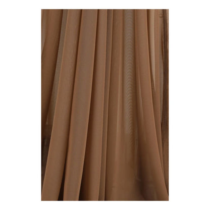 Brown Polyamide Casual Dress