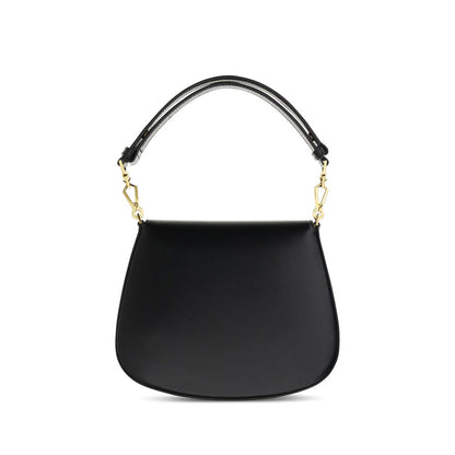 Black Calf Leather Bos Taurus Handbag