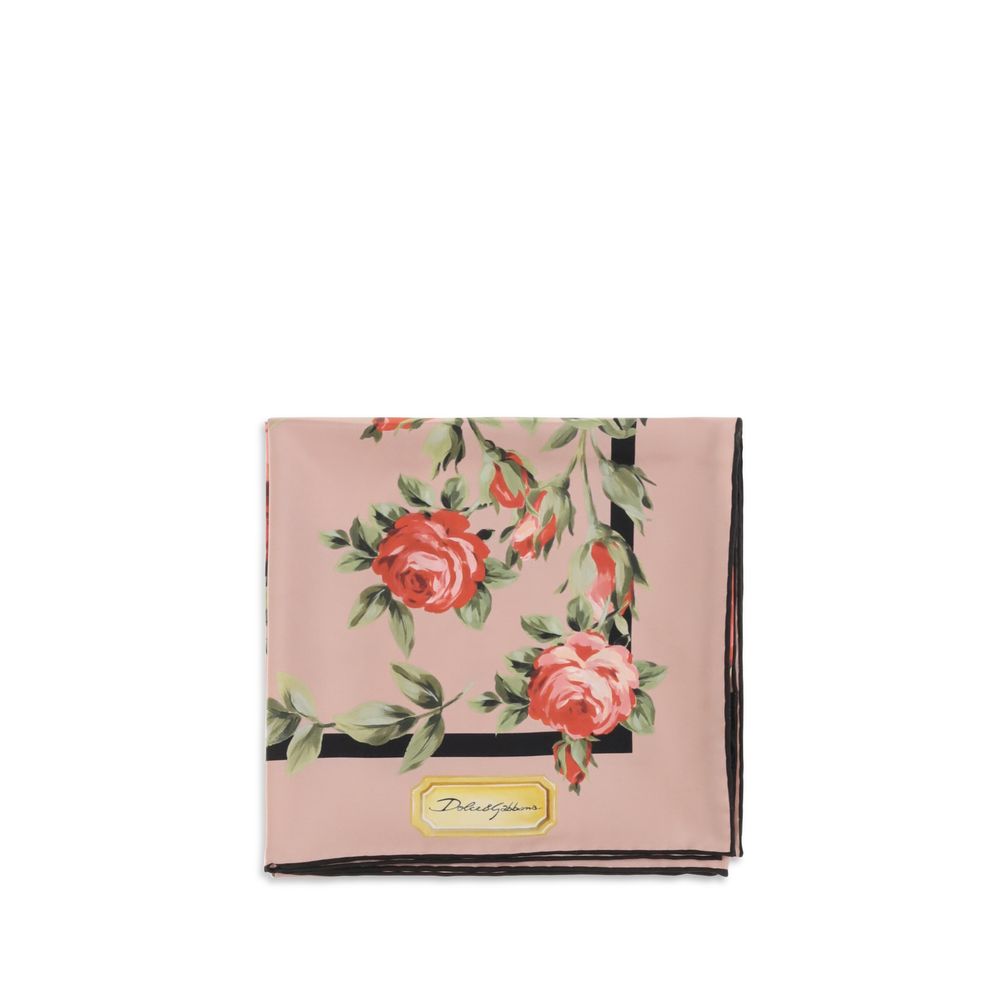 Multicolor Silk Scarf